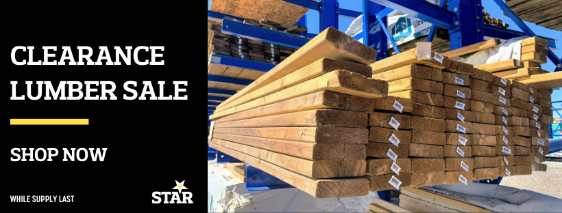 Clearance Lumber Sale Promotion